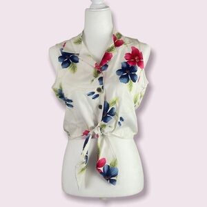 Caribbean Joe Hawaiian Crop Top